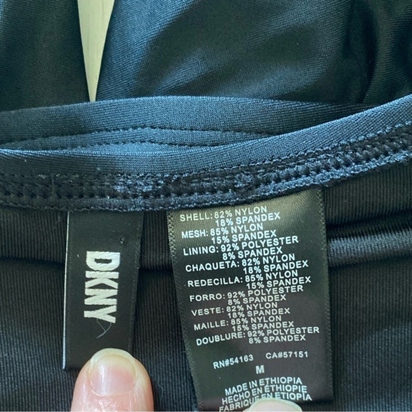 DKNY One Piece Halter Swimsuit, Size Medium - Picture 6 of 7